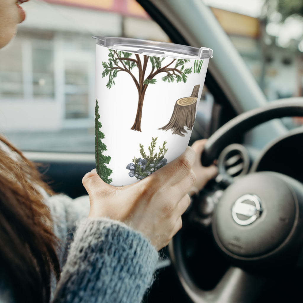 Watercolor Trees 20oz Car Water Bottles Thermoses Cold Water Bottles Coffee Mugs